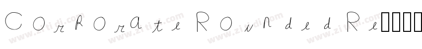 Corporate Rounded Re字体转换